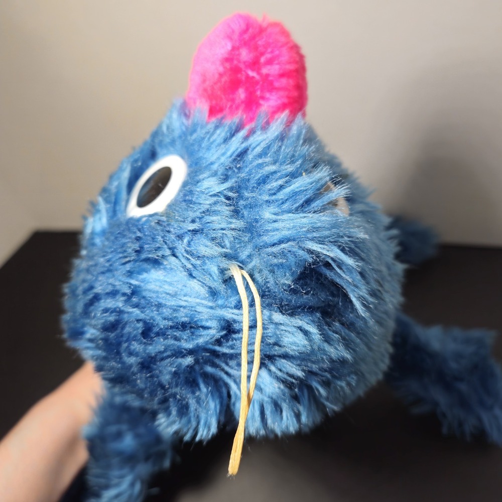 Sesame Street Muppets Grover Vintage‎ Stuffed Animal Toy Monster Hasbro Plush - Picture 11 of 13